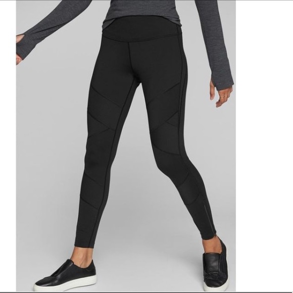 Athleta Pants - • Athleta • Sophia Street Moto Leggings Black Smal